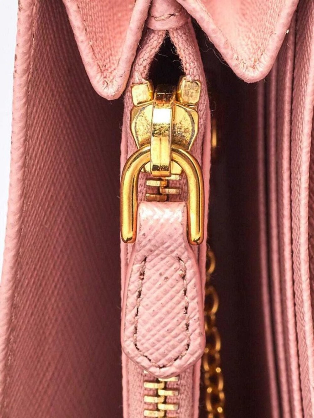 Prada Orchidea Saffiano Metal Leather Continental Wallet 1mh132 View 6